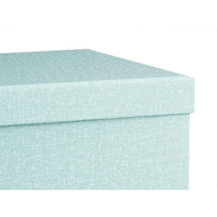 Set de cutii de depozitare, cu posibilitate de stivuire Verde Carton (2 Unități)
