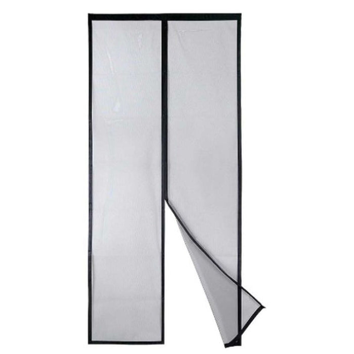 Plasă antițânțari Magnetic Negru Poliester 90 x 210 cm (12 Unități)