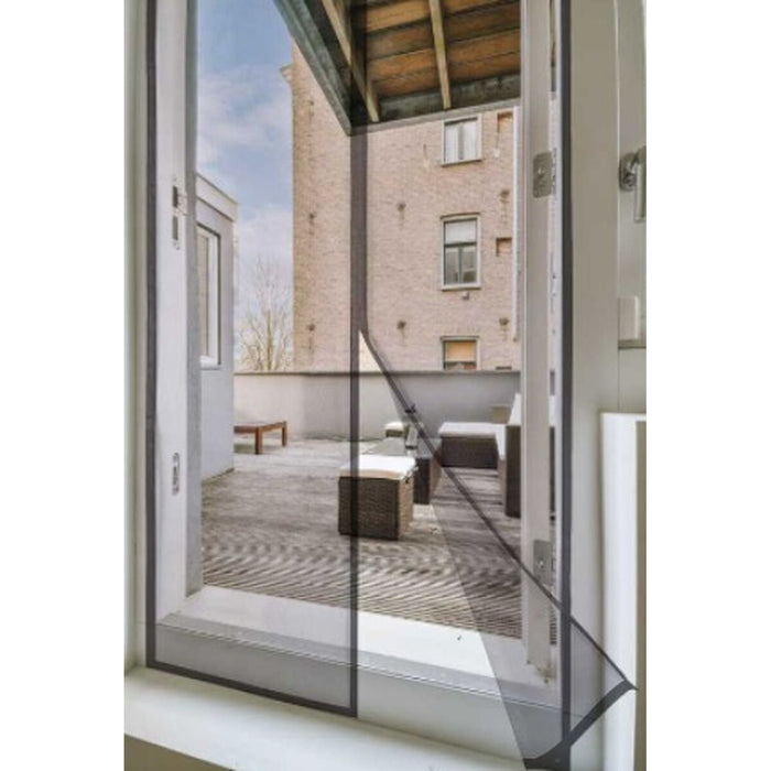 Plasă antițânțari Magnetic Gri Poliester 90 x 210 cm (12 Unități)