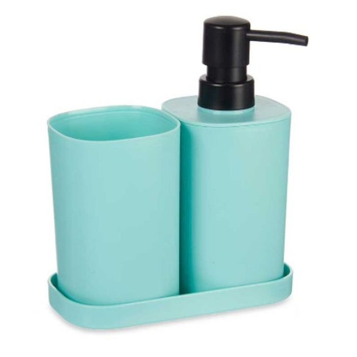 Set de Baie Negru Verde polipropilenă (12 Unități)