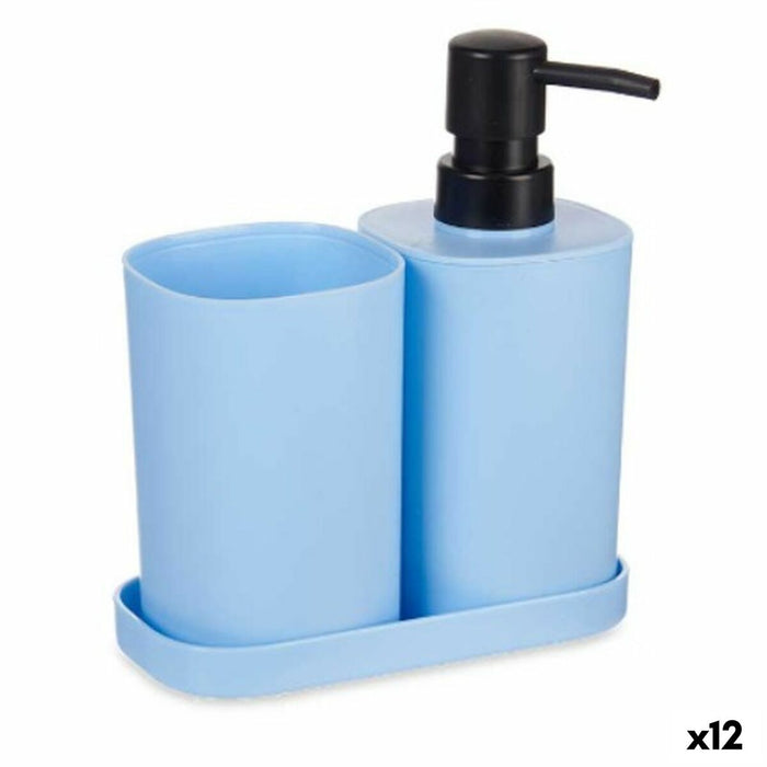 Set de Baie Albastru Negru polipropilenă (12 Unități)