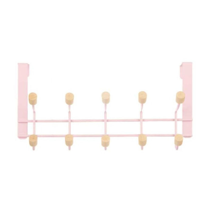 Cuier pentru uși Roz Lemn Metal 35 x 17 x 15 cm (6 Unități)