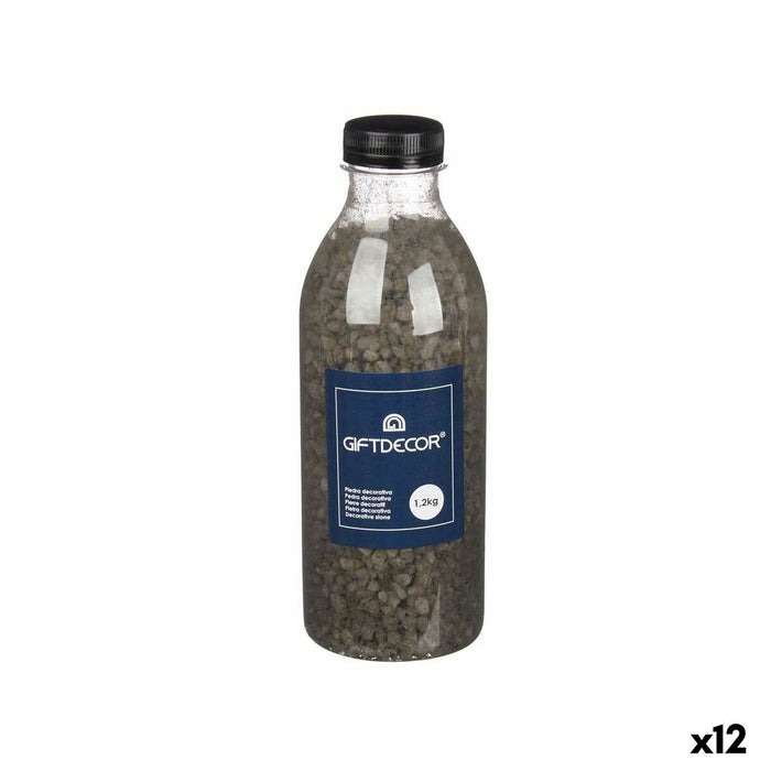 Pietre decorative Marmură Negru 1,2 kg (12 Unități)