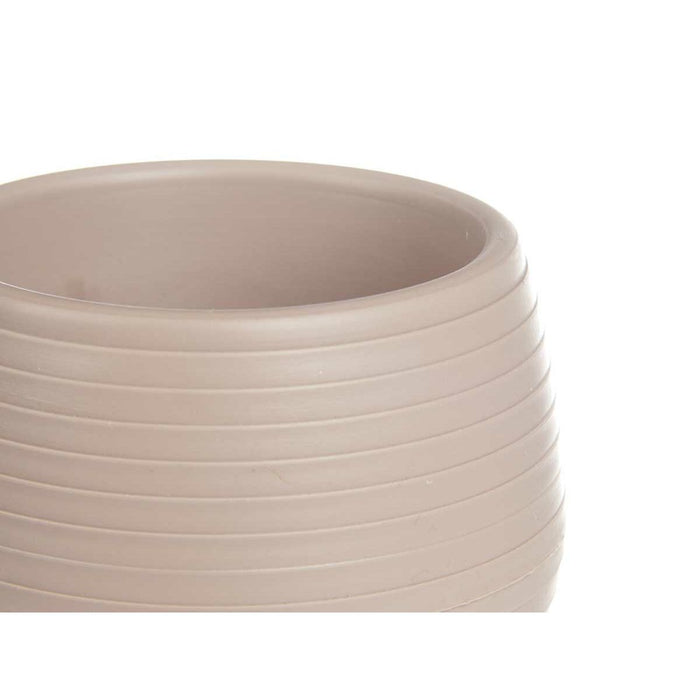 Set de ghivece Gri Maroniu Plastic 12 x 12 x 11 cm (6 Unități)