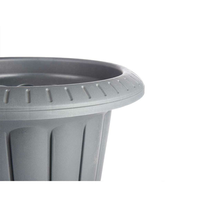 Ghiveci Pahar Antracit Plastic 47,6 x 47 x 47,4 cm (5 Unități)