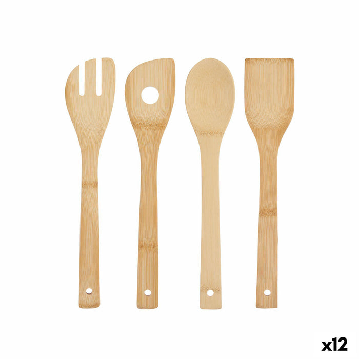 Set ustensile de bucătărie Bambus (12 Unități)