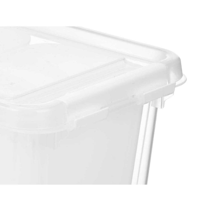 Organizator frigider Alb Transparent Plastic 37,5 x 9 x 14,3 cm (12 Unități)