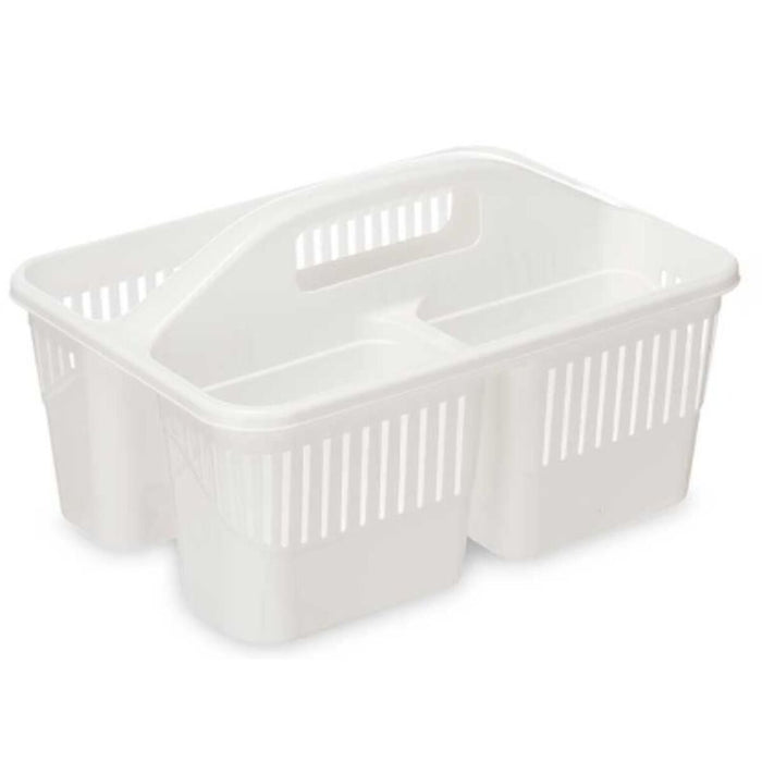 Organizator Curățare Alb Plastic 31,3 x 18 x 22 cm (12 Unități)