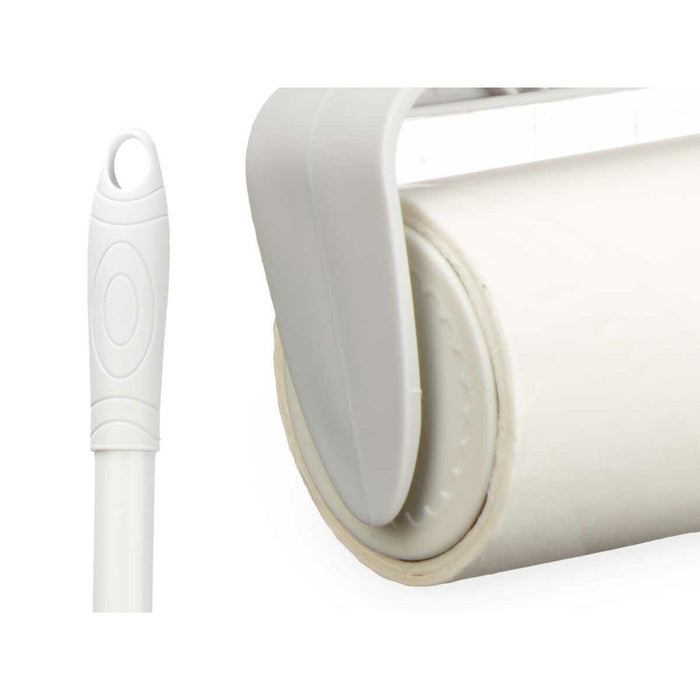 Perie de Îndepărtat Scame Alb 25 x 70 x 6,5 cm Telescopic (12 Unități)