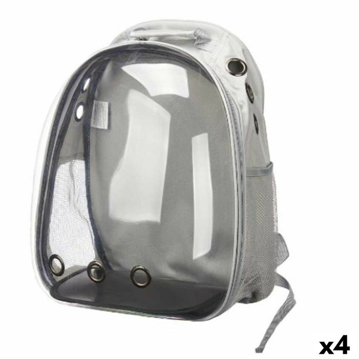 Rucsac pentru animale de companie Gri Transparent 33 x 12 x 42 cm