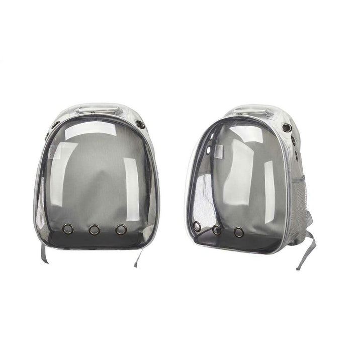 Rucsac pentru animale de companie Gri Transparent 33 x 12 x 42 cm