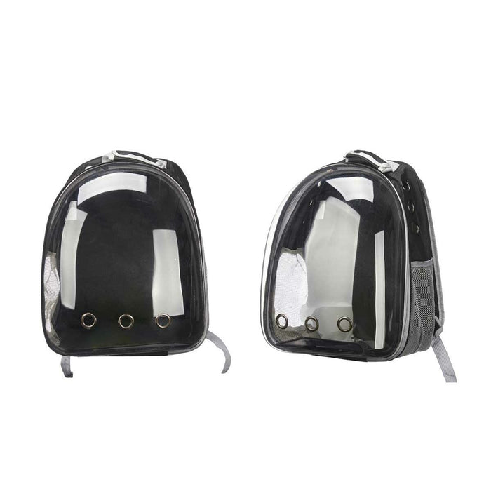 Rucsac pentru animale de companie Negru Transparent 33 x 12 x 42 cm