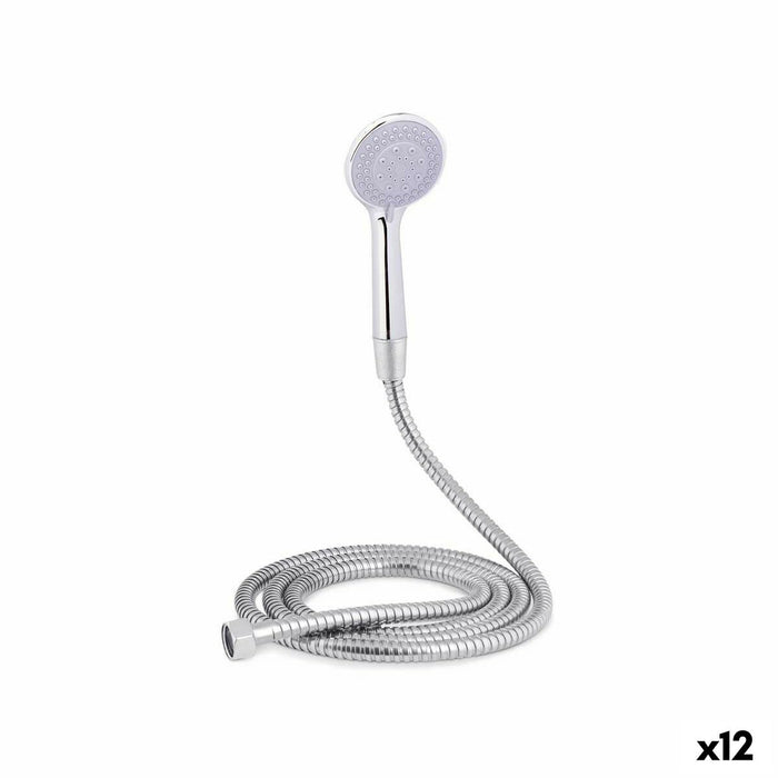 Un cap de duş cu furtun pentru a direcţiona fluxul de apă Metal 2 m (12 Unități)