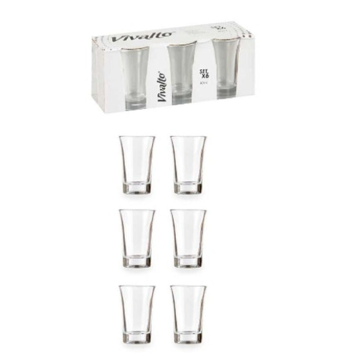 Set de Pahare Shot Sticlă 40 ml (24 Unități)