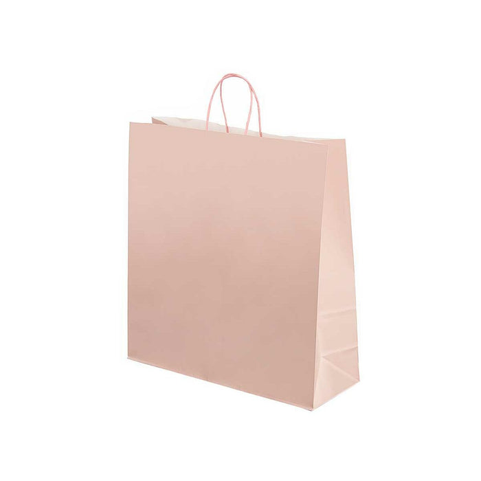 Pungă din Hârtie Roz 32 X 12 X 50 cm (100 Unități)