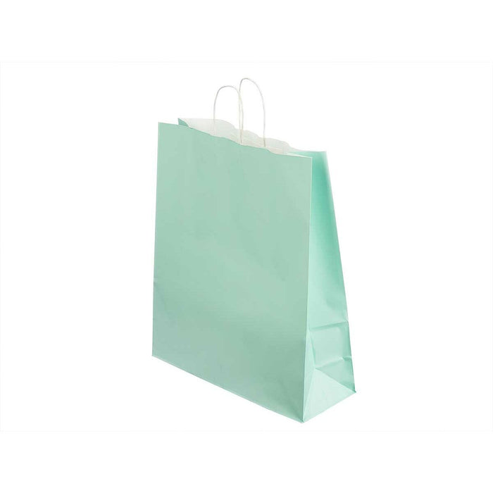 Pungă din Hârtie Verde 32 X 12 X 50 cm (100 Unități)