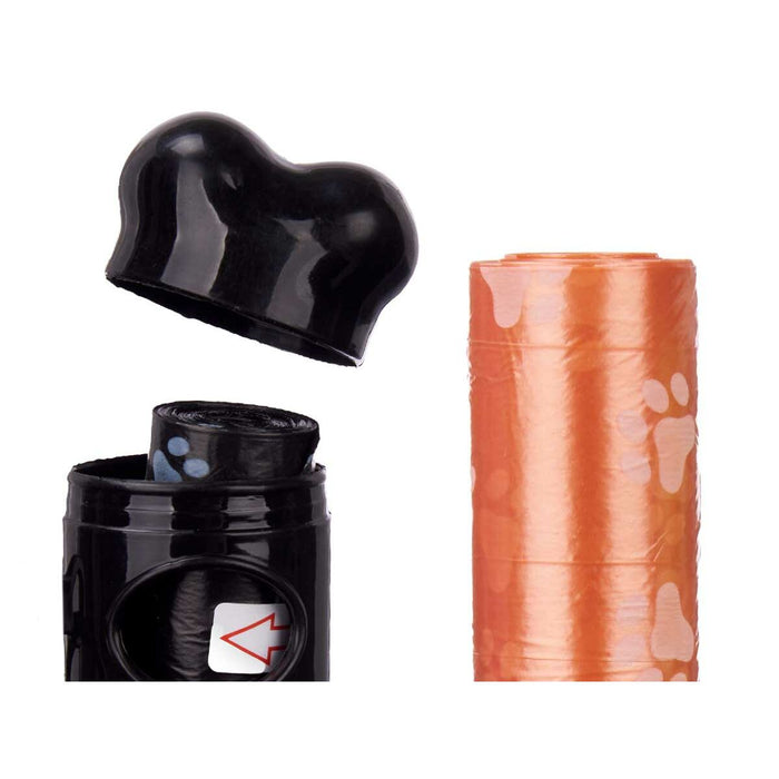 Dozator de Saci pentru Animale de Companie Plastic Set (12 Unități)
