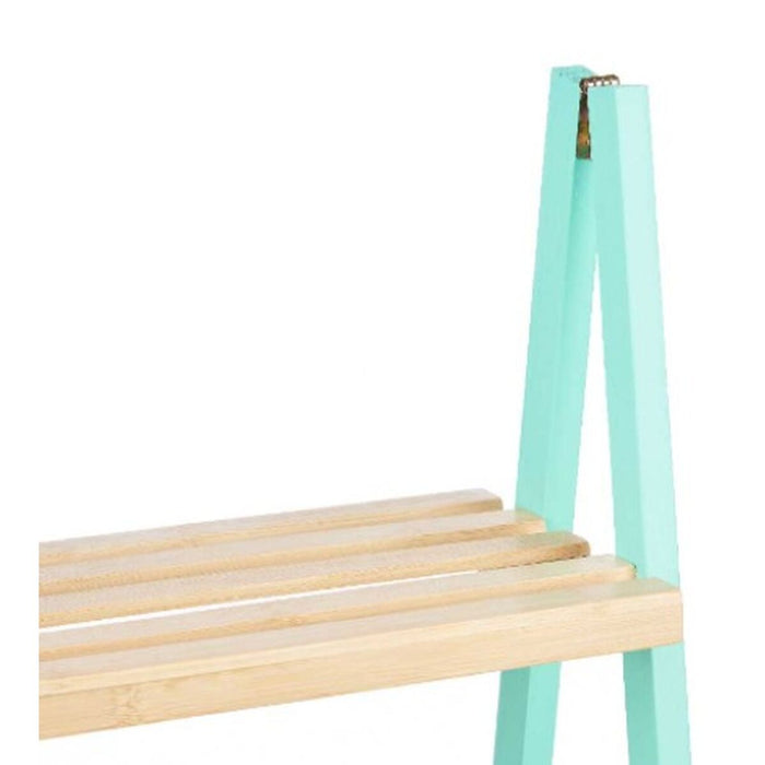 Raft de Baie Natural Mentă Bambus lemn de pin 40,3 x 81,5 x 30 cm