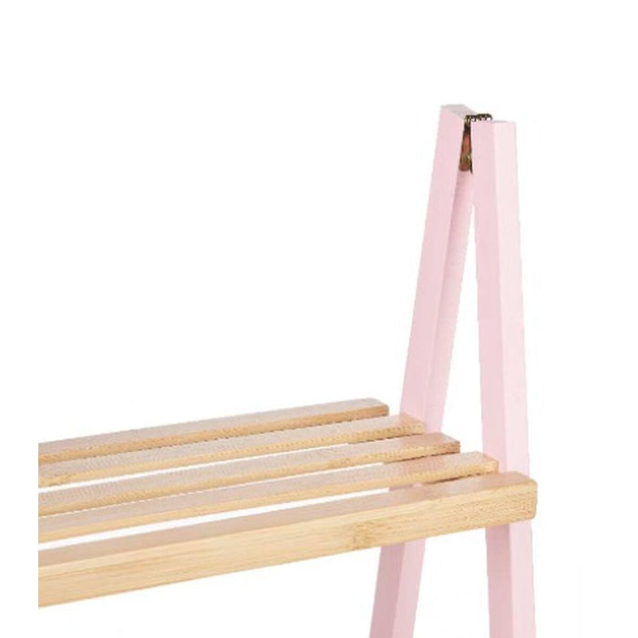 Raft de Baie Roz Natural Bambus lemn de pin 40,3 x 81,5 x 30 cm