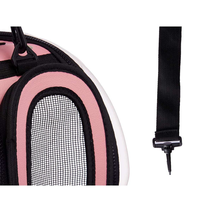 Transportor Negru Roz Plastic 37 x 17 x 22 cm (6 Unități)