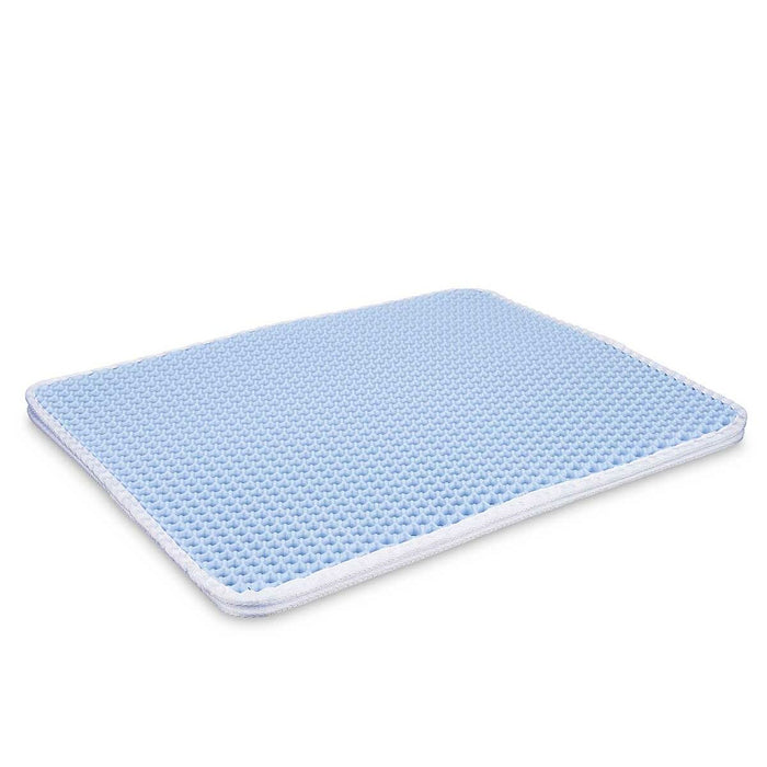 Covor litieră pentru pisici Albastru 60 x 45 x 1,5 cm (12 Unități)