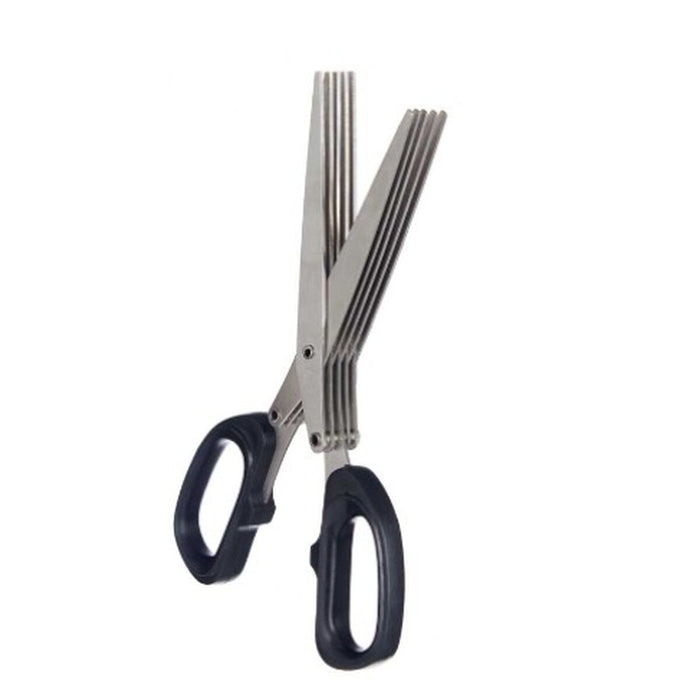 Foarfeci Negru Argintiu Metal 7 x 18,5 x 1,7 cm (12 Unități)