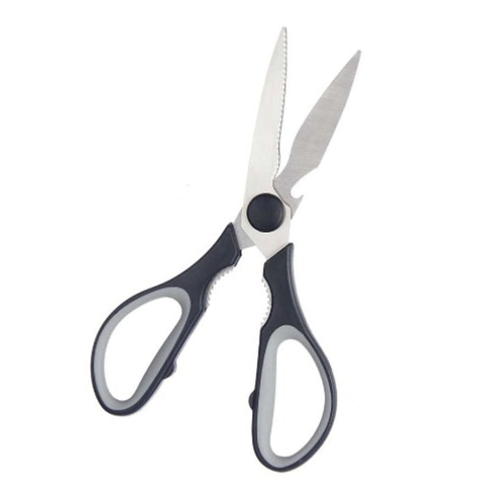 Foarfeci Negru Argintiu Oțel inoxidabil 8,5 x 21 x 1,5 cm (12 Unități)