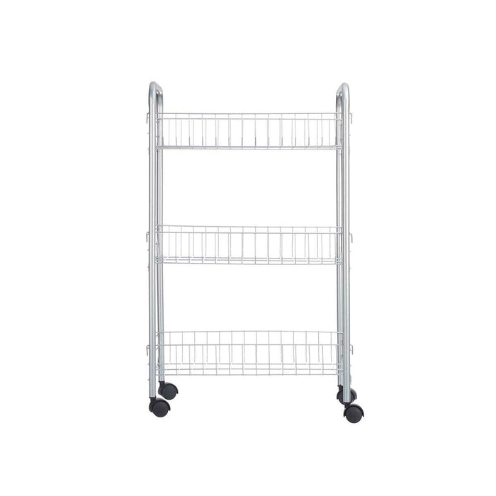 Cărucior pentru legume Argintiu Metal Plastic 37 x 27 x 62,3 cm (4 Unități)