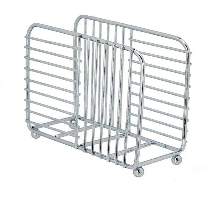 Suport pentru Șervețele Argintiu Metal 14,5 x 11,5 x 6,5 cm (6 Unități)
