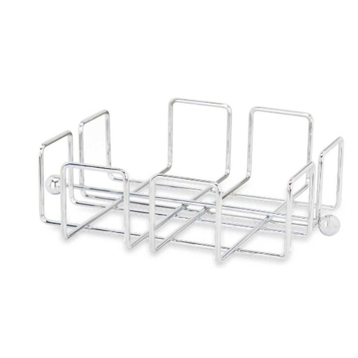 Suport pentru Șervețele Argintiu Metal 19,3 x 6,5 x 19,3 cm (6 Unități)