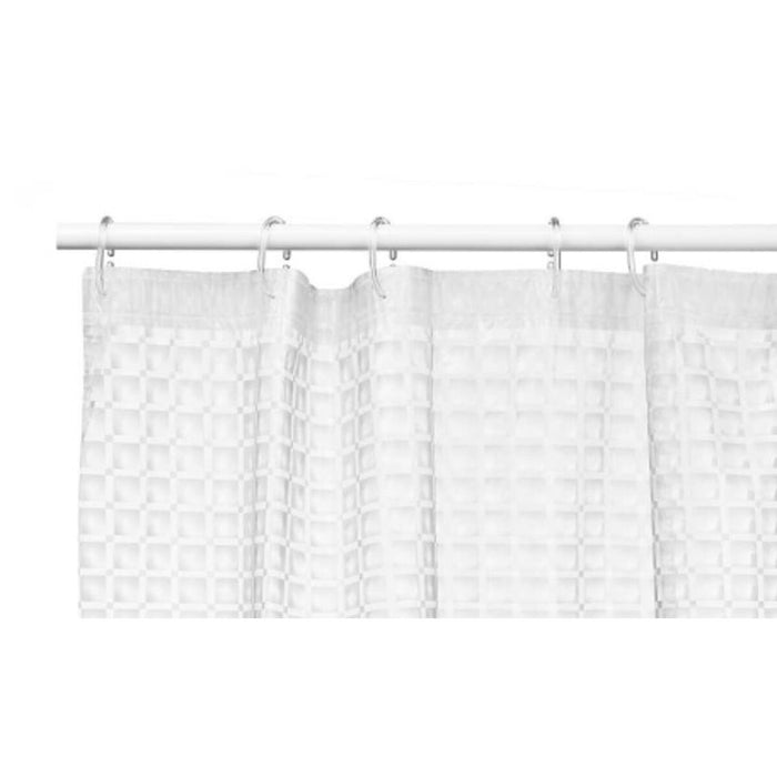 Perdea de duș Cadre Transparent Polietilenă EVA 180 x 180 cm (12 Unități)