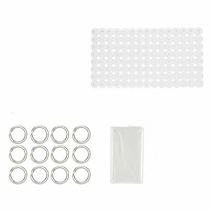 Set de Baie Transparent PVC Polietilenă EVA (12 Unități)