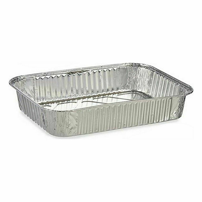 Set de vase de bucătărie De unică folosință Aluminiu 22 x 15,6 x 4,8 cm (12 Unități)