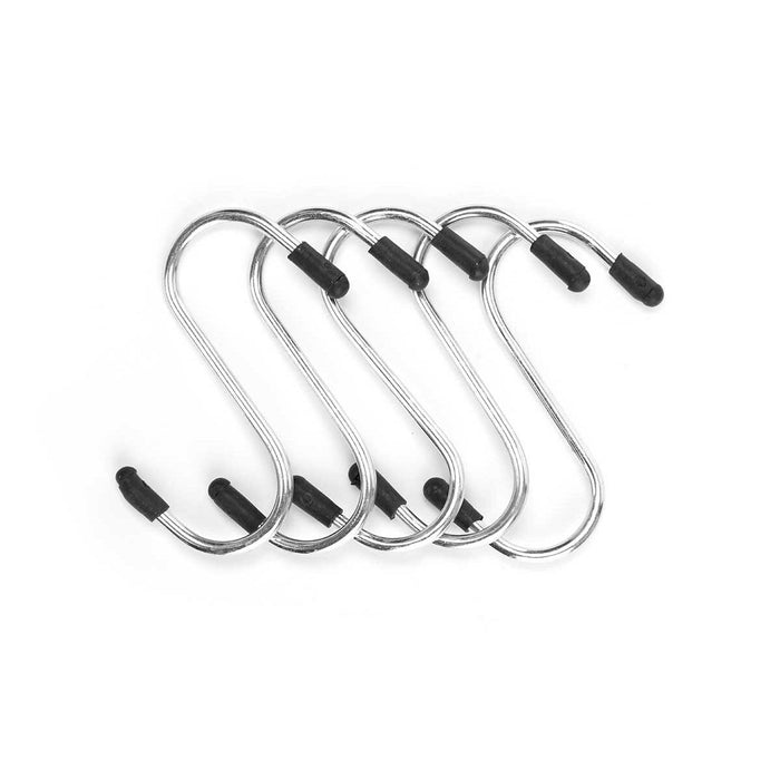 Cârlig pentru agățat Set Argintiu Metal 7 cm (12 Unități)
