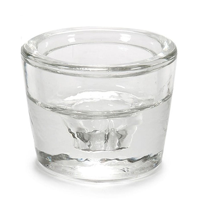Suport de Lumânări Transparent Sticlă 6 x 4,3 x 6 cm (12 Unități)