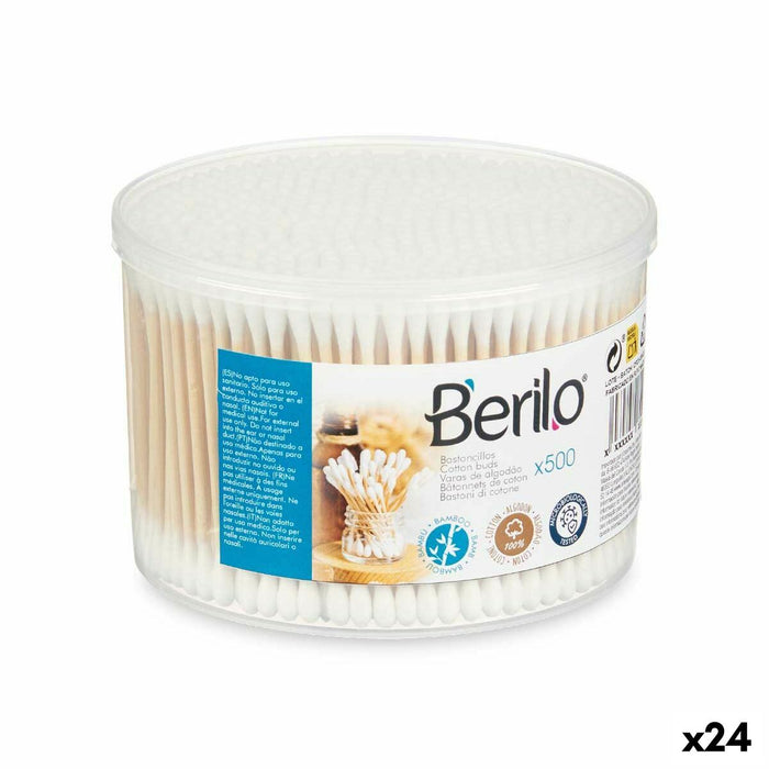 Bețișoare din Bumbac Alb Maro Bumbac Bambus (24 Unități)