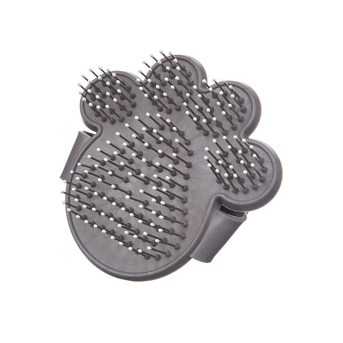 Perie Animale de Companie 11 x 3 x 10,5 cm Gri Metal Silicon (24 Unități)