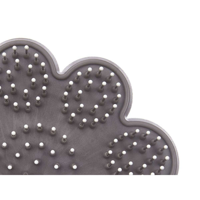 Perie Animale de Companie 11 x 3 x 10,5 cm Gri Metal Silicon (24 Unități)