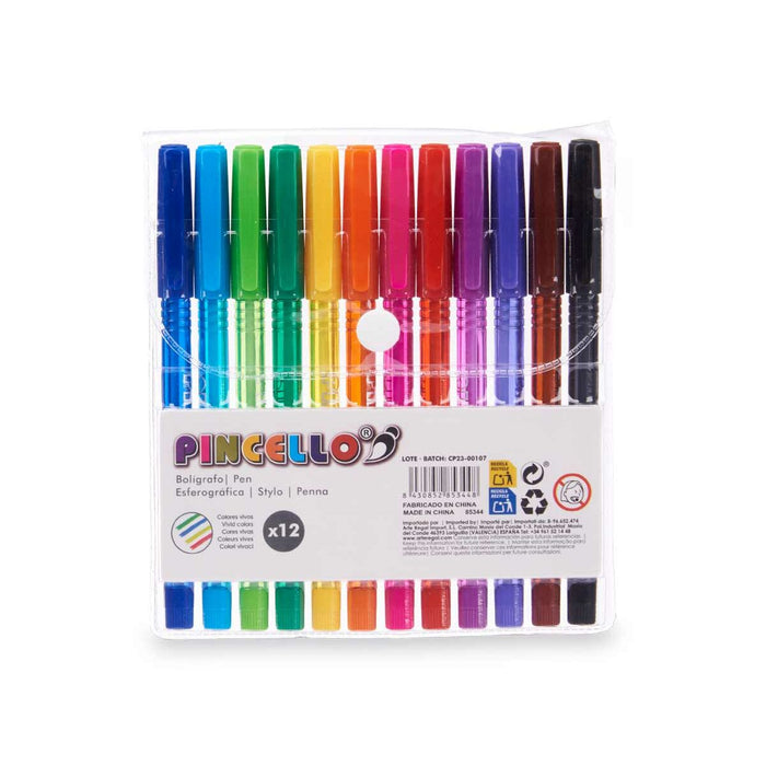 Set de Pixuri Multicolor (12 Unități)