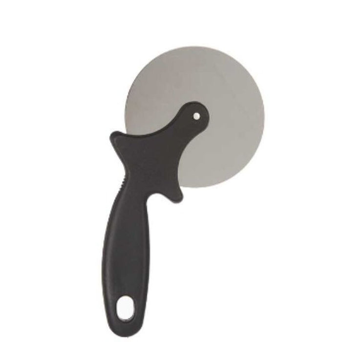 Tăietor de Pizza Negru Argintiu Oțel inoxidabil Plastic 21 x 1,5 x 10 cm (12 Unități)