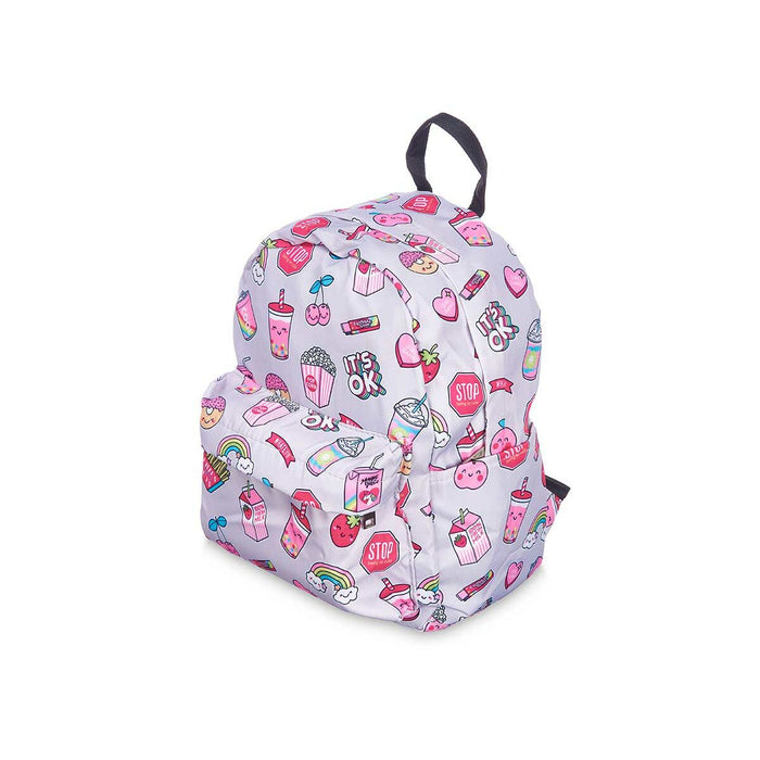 Ghiozdan Curcubeu Multicolor 28 x 12 x 22 cm (12 Unități)