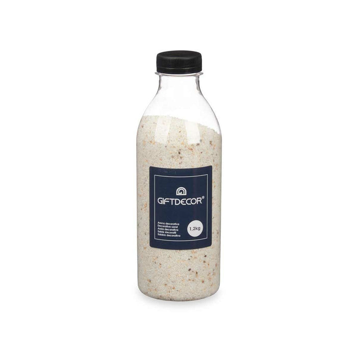 Decorative sand Alb 1,2 kg (12 Unități)
