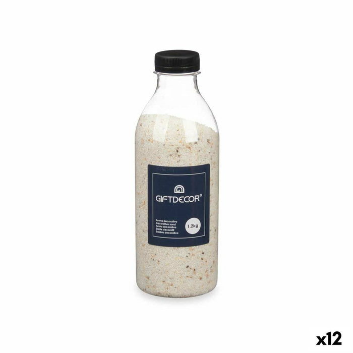 Decorative sand Alb 1,2 kg (12 Unități)