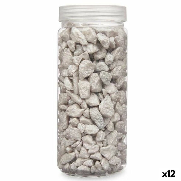 Pietre decorative Gri 10 - 20 mm 700 g (12 Unități)