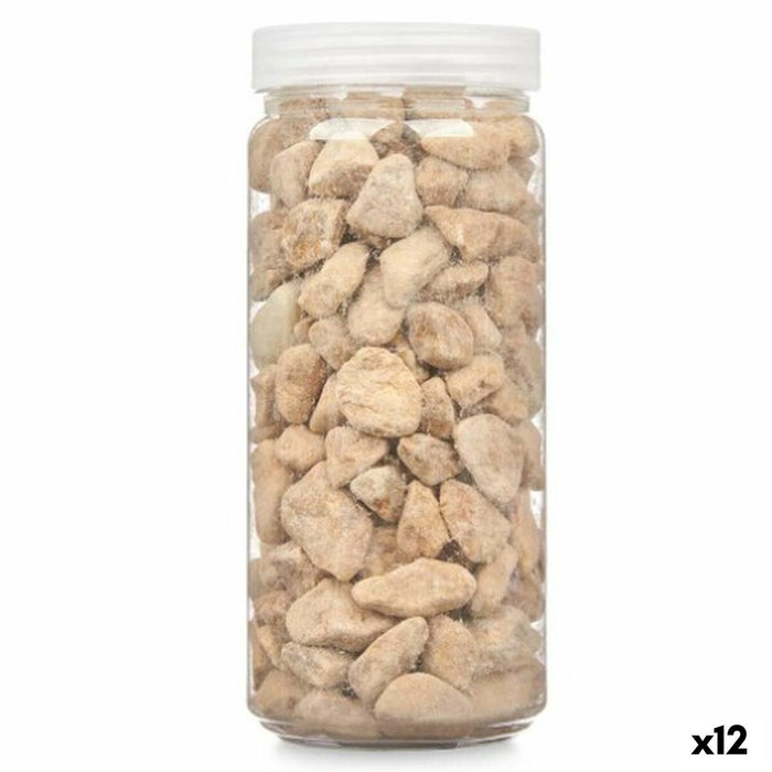 Pietre decorative Alb 10 - 20 mm 700 g (12 Unități)