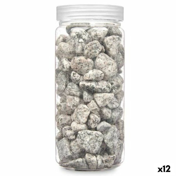 Pietre decorative Gri 10 - 20 mm 700 g (12 Unități)