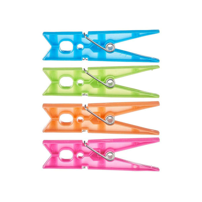 Clești pentru haine Multicolor Plastic 24 Piese Set (24 Unități)
