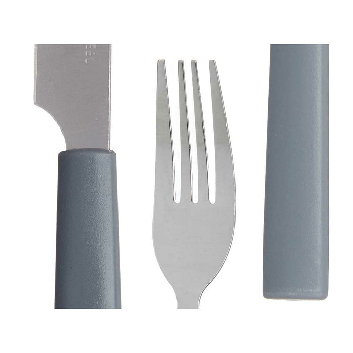Set de Tacâmuri Gri Argintiu Oțel inoxidabil Plastic (6 Unități)