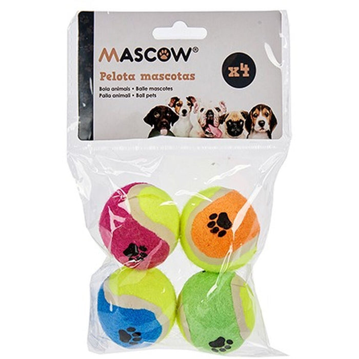 Jucărie pentru câini Minge Multicolor Ø 4,5 cm Polietilenă polipropilenă ABS (12 Unități)