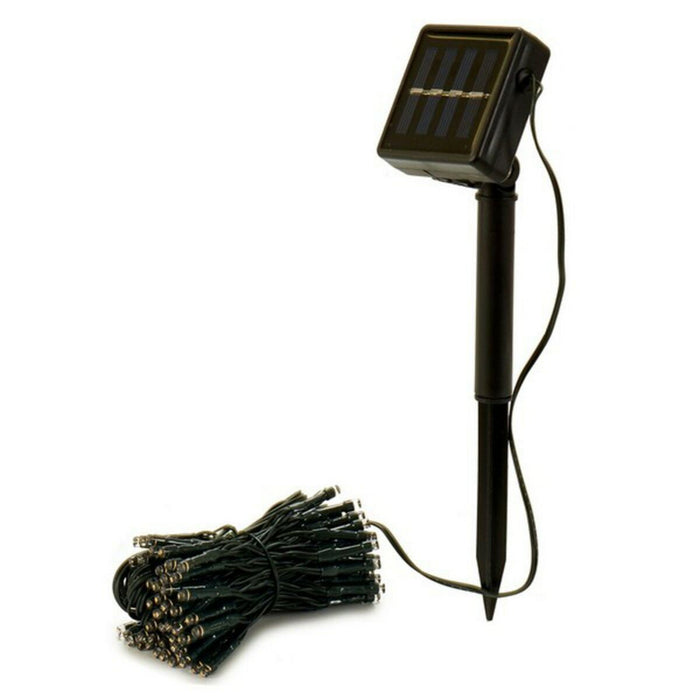 Ghirlandă de lumini LED Negru 15 m Solar (12 Unități)